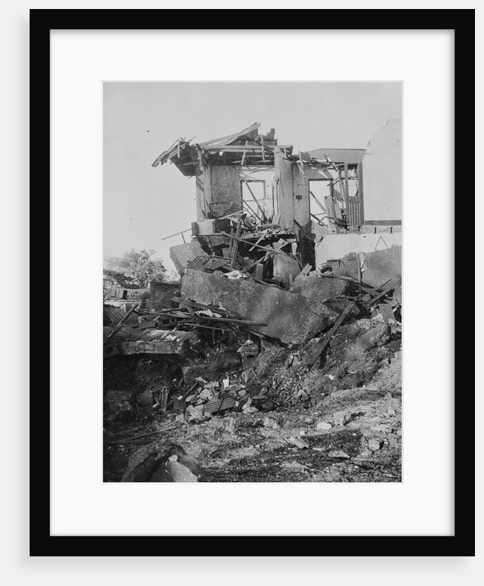Bombed Building in Australia by Anonymous