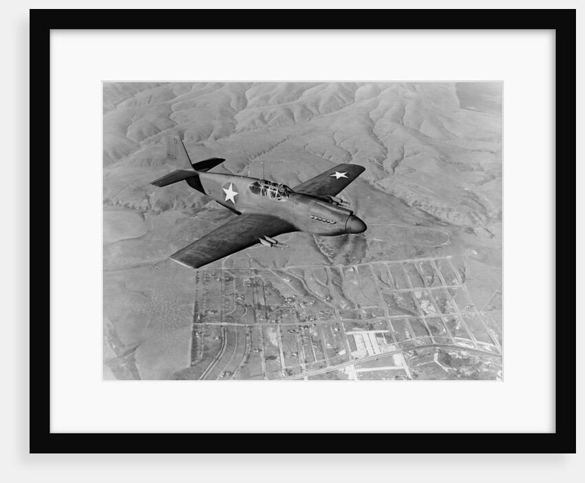 Military Airplane in Flight by Anonymous