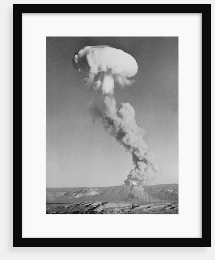 Mushroom Cloud Forming After Blast by Anonymous