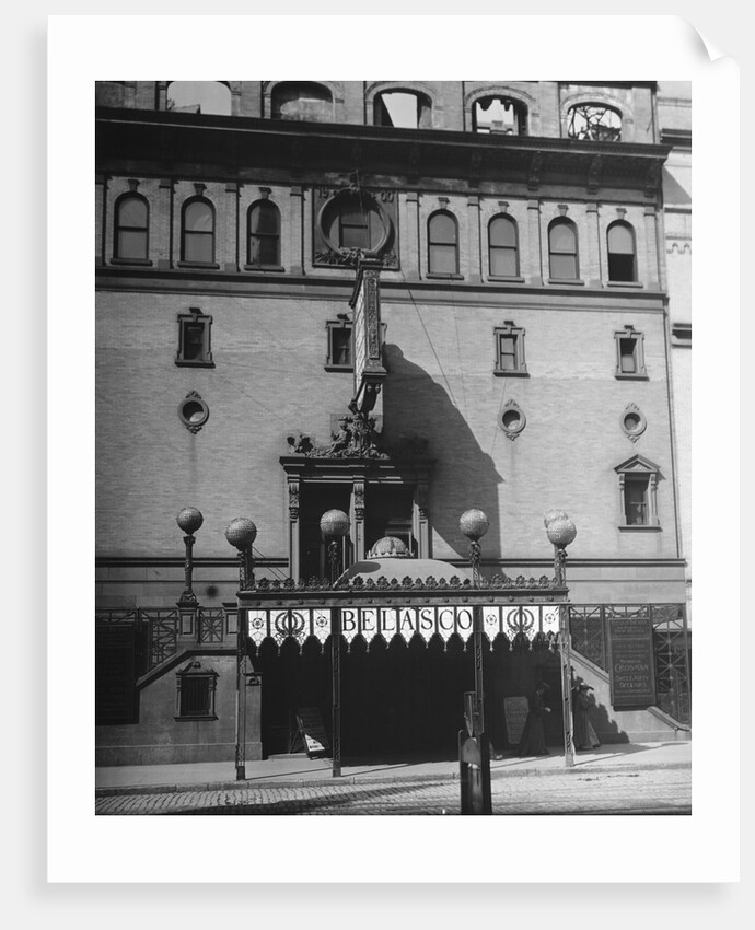 Exterior of Early Belasco Theater by Anonymous