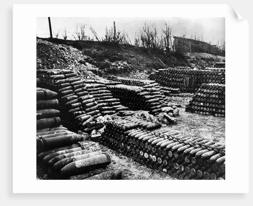 View of French Army Artillery Shell Depot by Anonymous