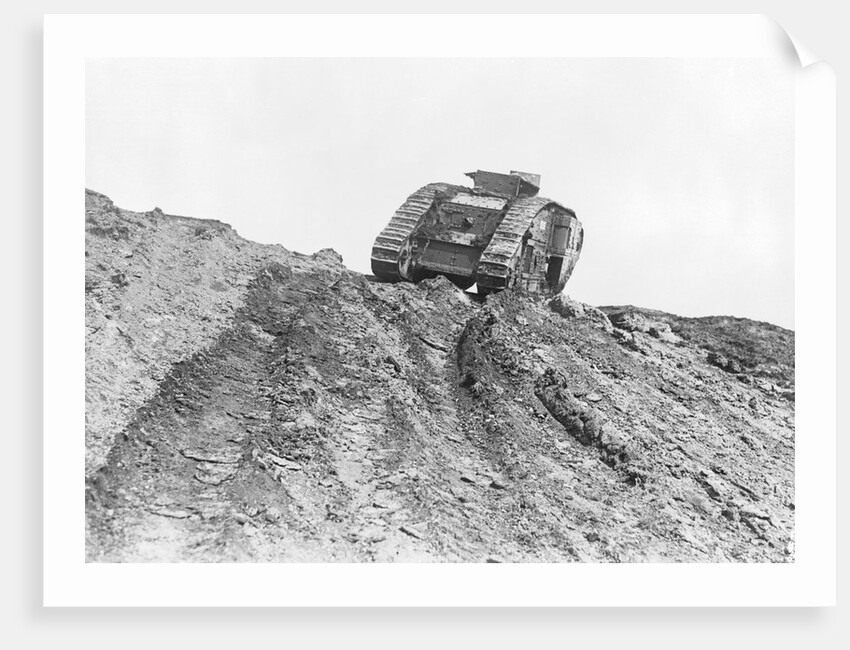 Tank Driving Down Hill by Anonymous