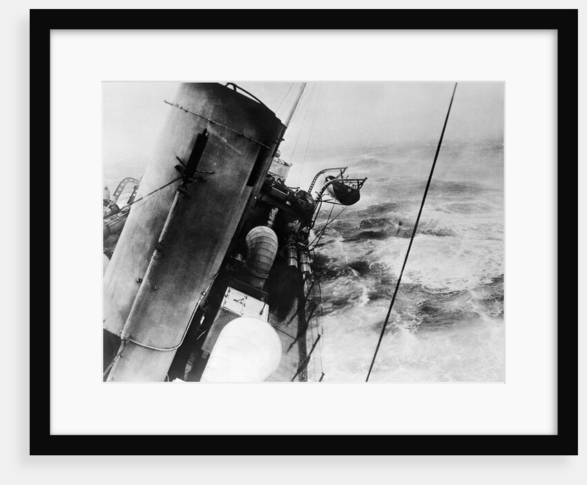 Ship Sailing Rough Waters by Anonymous