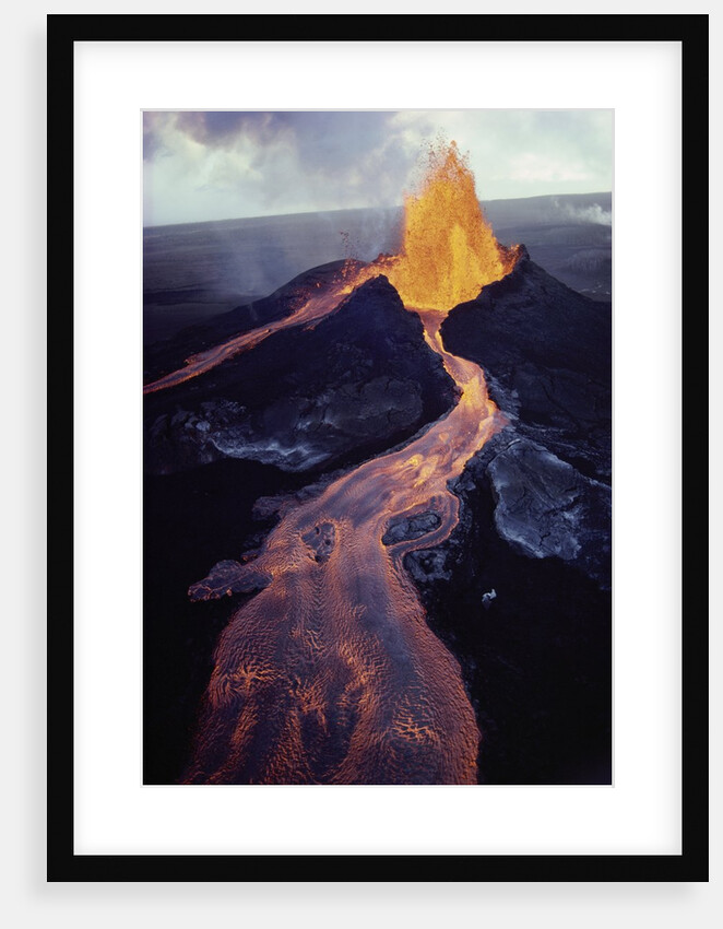 Kilauea Volcano Erupting by Anonymous