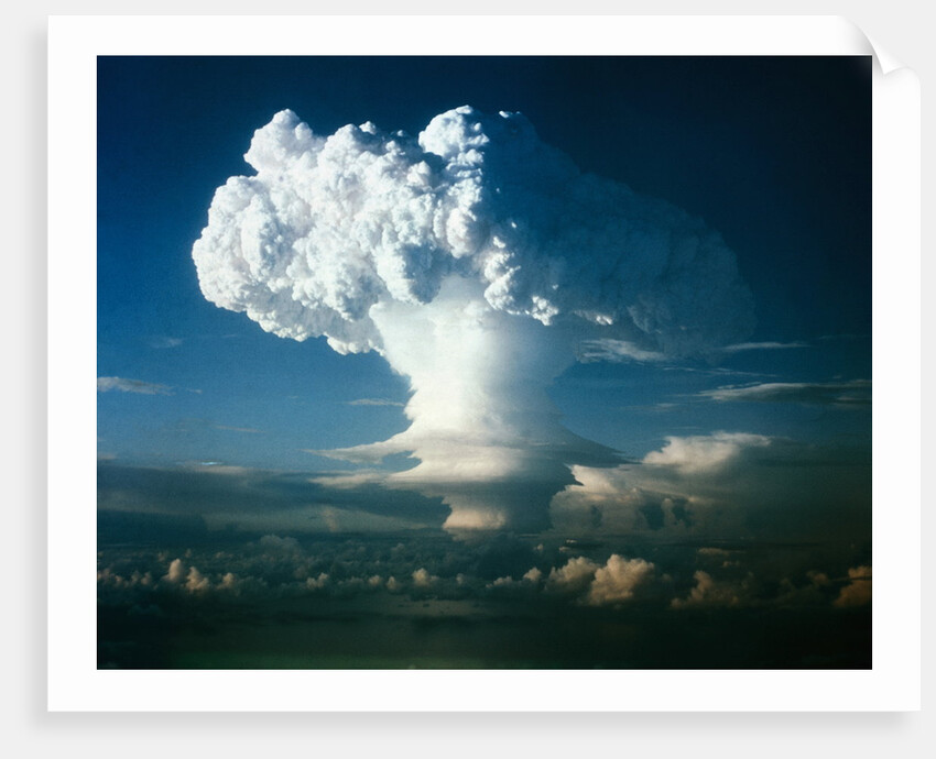 Mushroom Cloud from Nuclear Testing by Anonymous