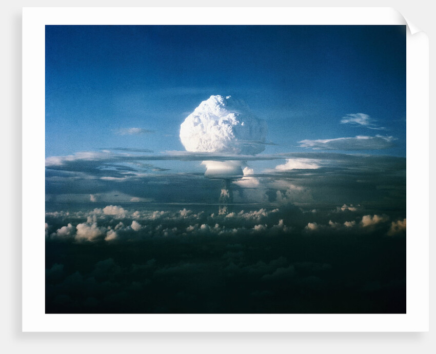 Mushroom Cloud from Nuclear Testing by Anonymous