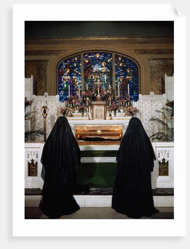 Mother Cabrini's Body Lying in State by Anonymous