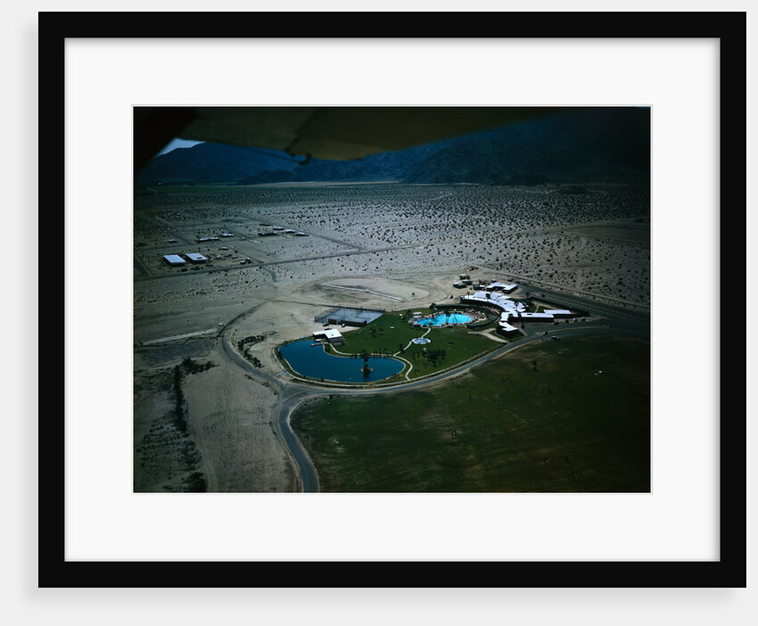 Aerial view of Palm Springs Hotel by Anonymous