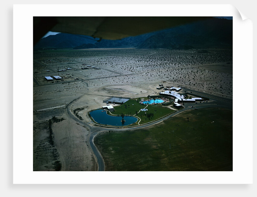 Aerial view of Palm Springs Hotel by Anonymous