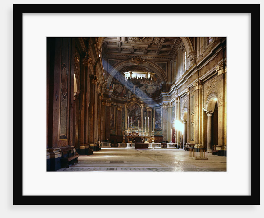 Interior of Catholic Church by Anonymous