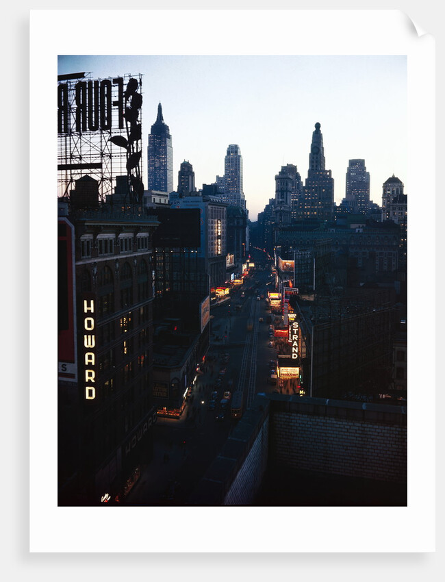 New York City at Night by Anonymous
