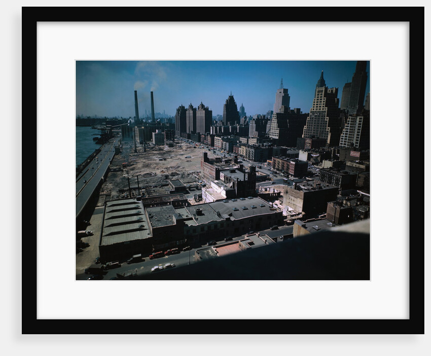 UN Construction Site in New York City by Anonymous
