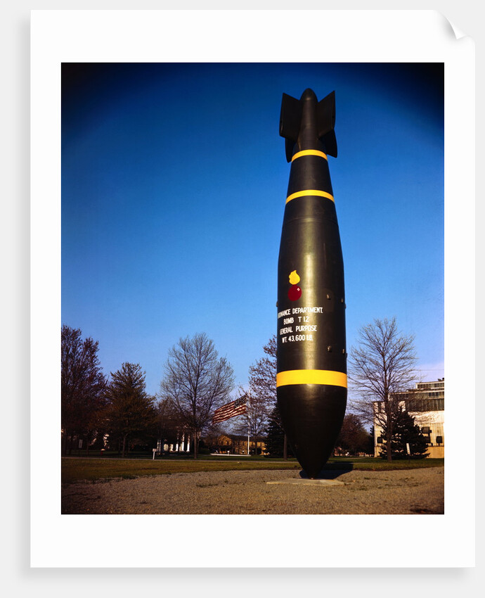 Bomb Displayed at Aberdeen Proving Ground by Anonymous