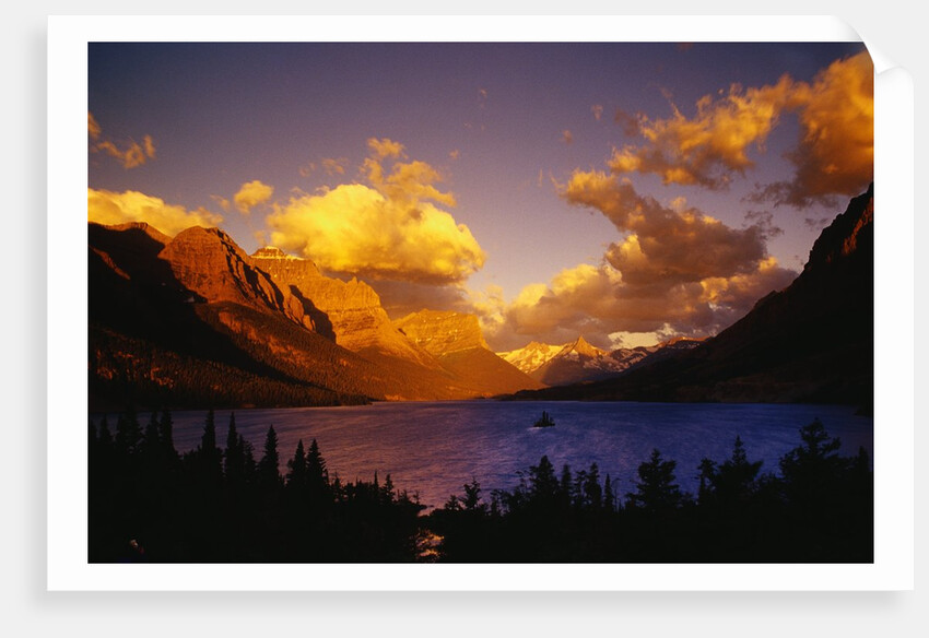 Sunrise over St. Mary Lake by Anonymous
