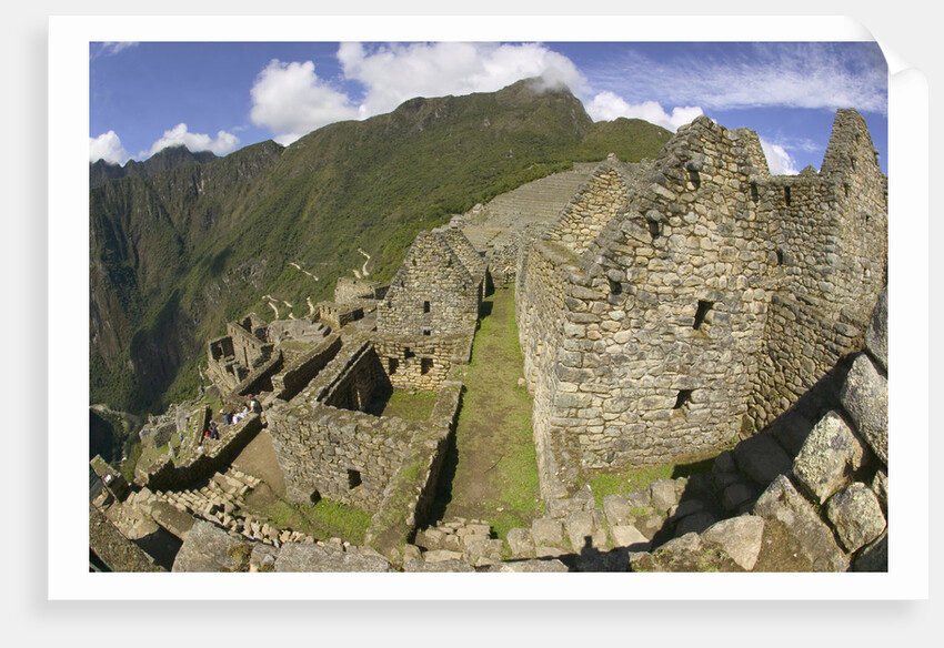 House Ruins at Machu Picchu by Anonymous