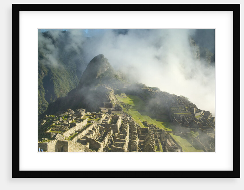 Machu Picchu in Morning Fog by Anonymous