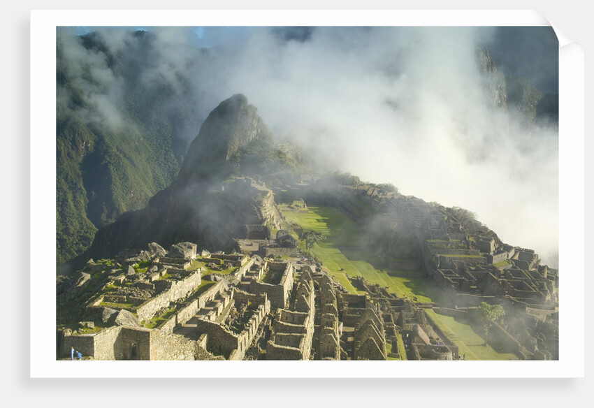 Machu Picchu in Morning Fog by Anonymous