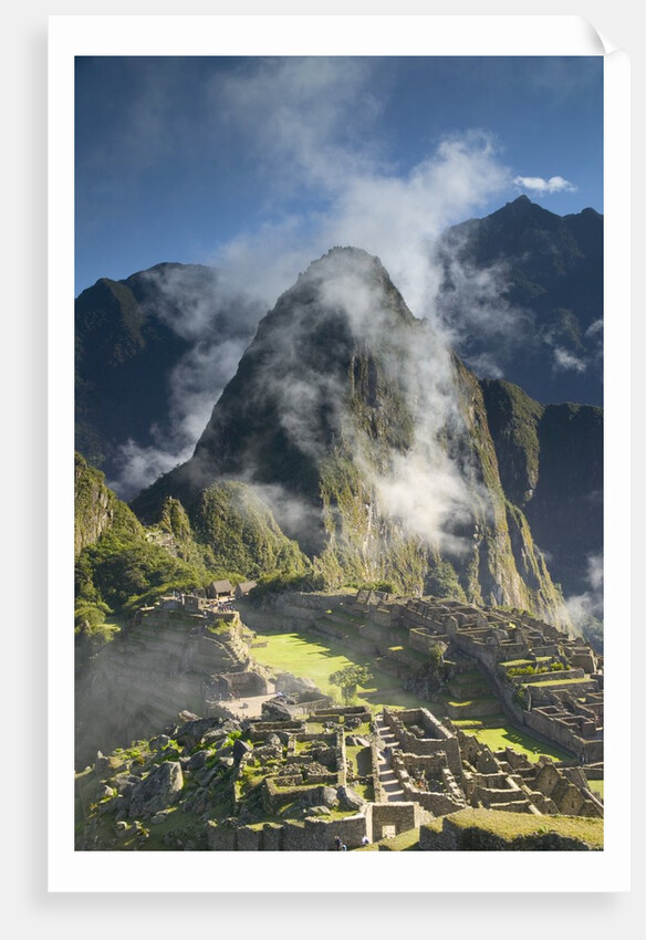 Machu Picchu in Morning Fog by Anonymous