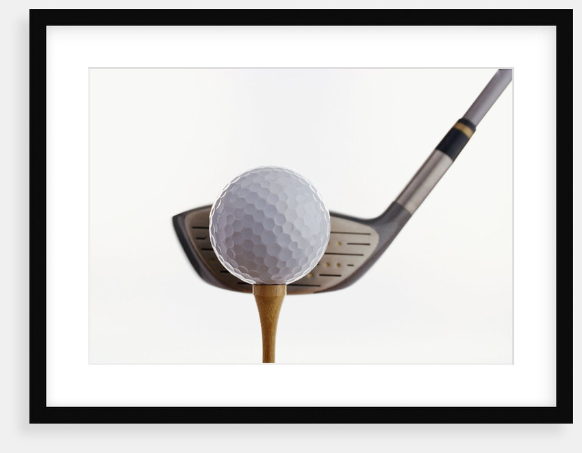 Golf Ball, Tee, and Club by Anonymous