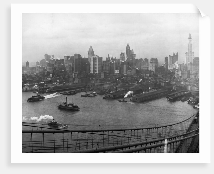 New York City Skyline in 1912 by Anonymous
