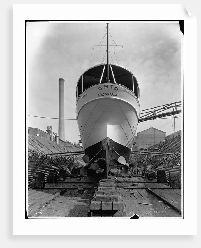 The Ohio in Dry Dock by Anonymous