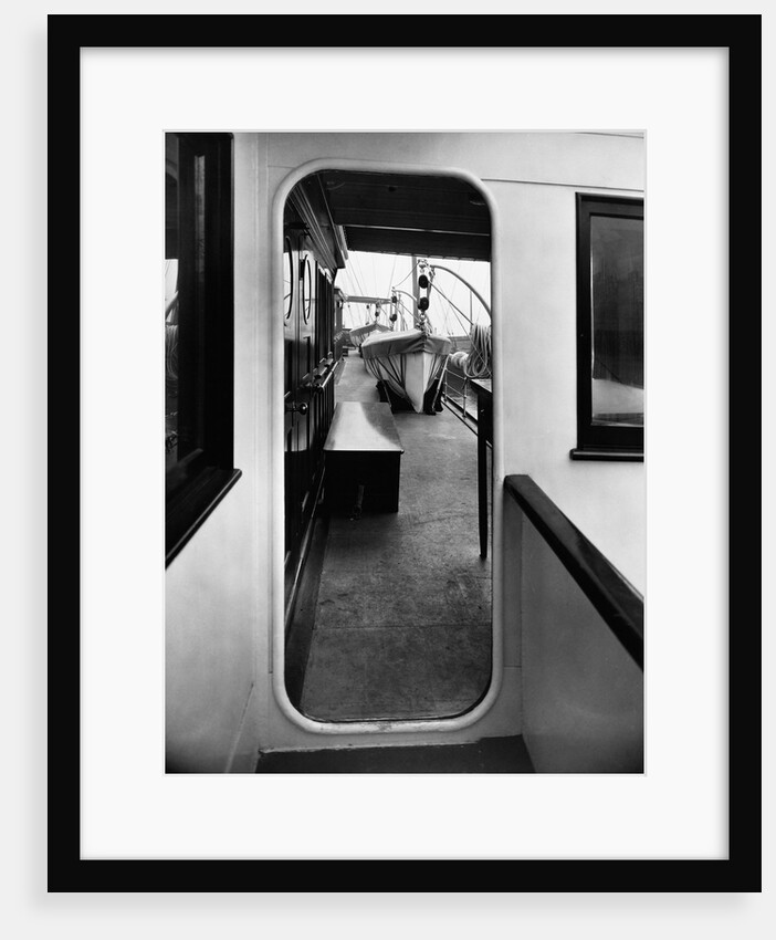 A Lifeboat Seen Through a Doorway by Anonymous