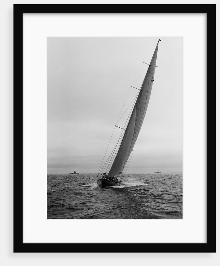 Sailboat Racing in the America's Cup by Anonymous