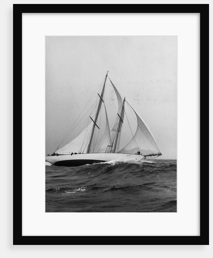 Sailboat in Large Waves by Anonymous