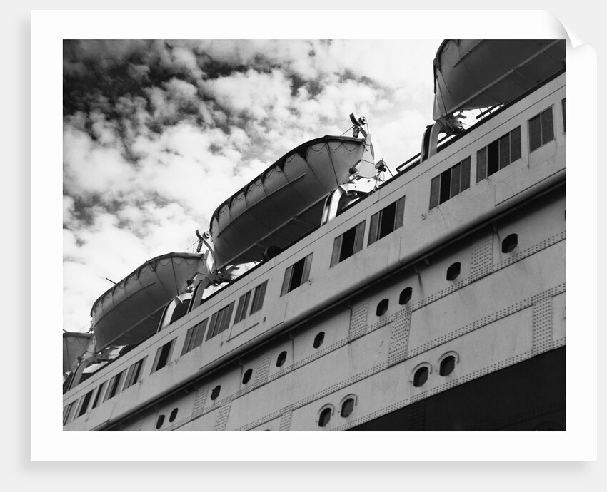 Lifeboats on a Passenger Ship by Anonymous