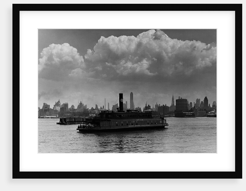 A Passenger Ferry in the Harbor by Anonymous