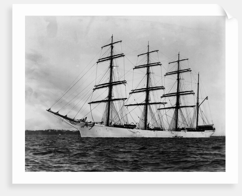 Merchant Ship with Four Masts by Anonymous