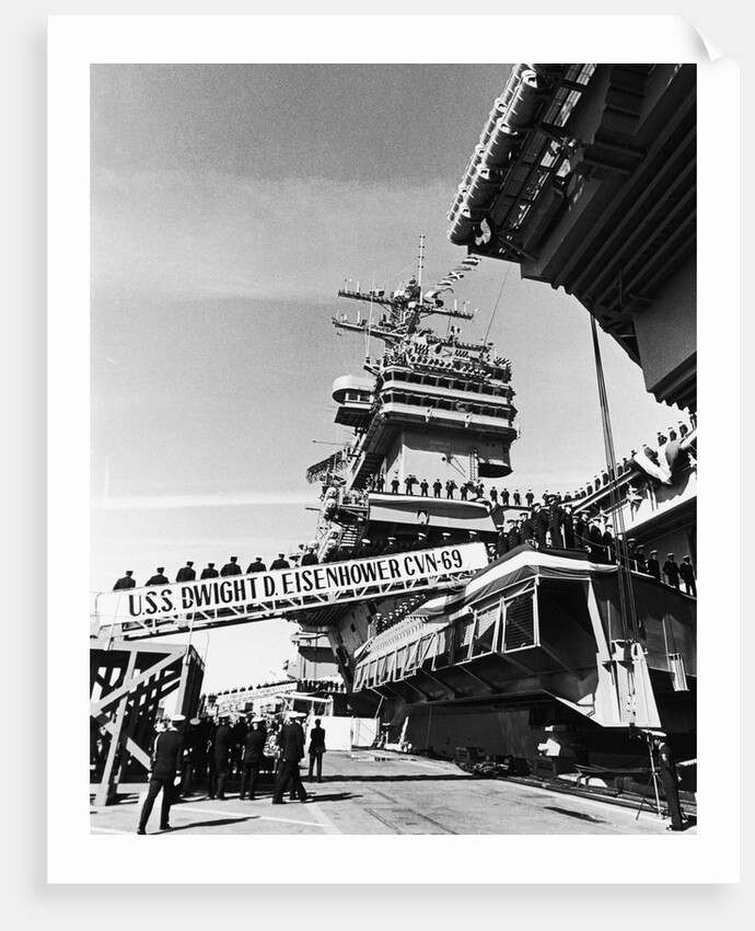 Commissioning Ceremony of USS Dwight D. Eisenhower by Anonymous