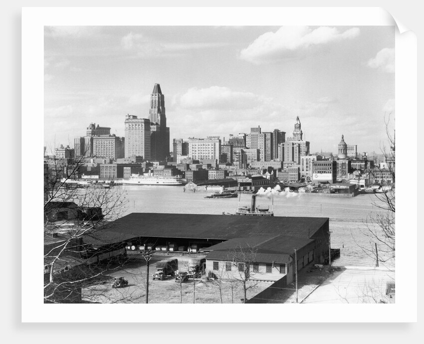 Baltimore Skyline from Federal Hill by Anonymous
