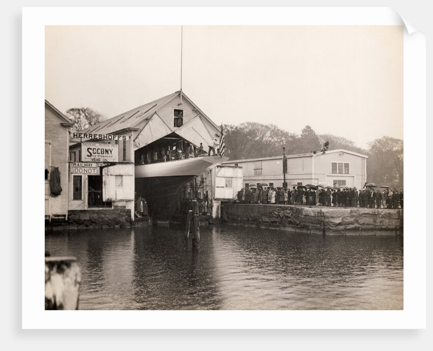 Rainbow Yacht on Launch Day by Anonymous