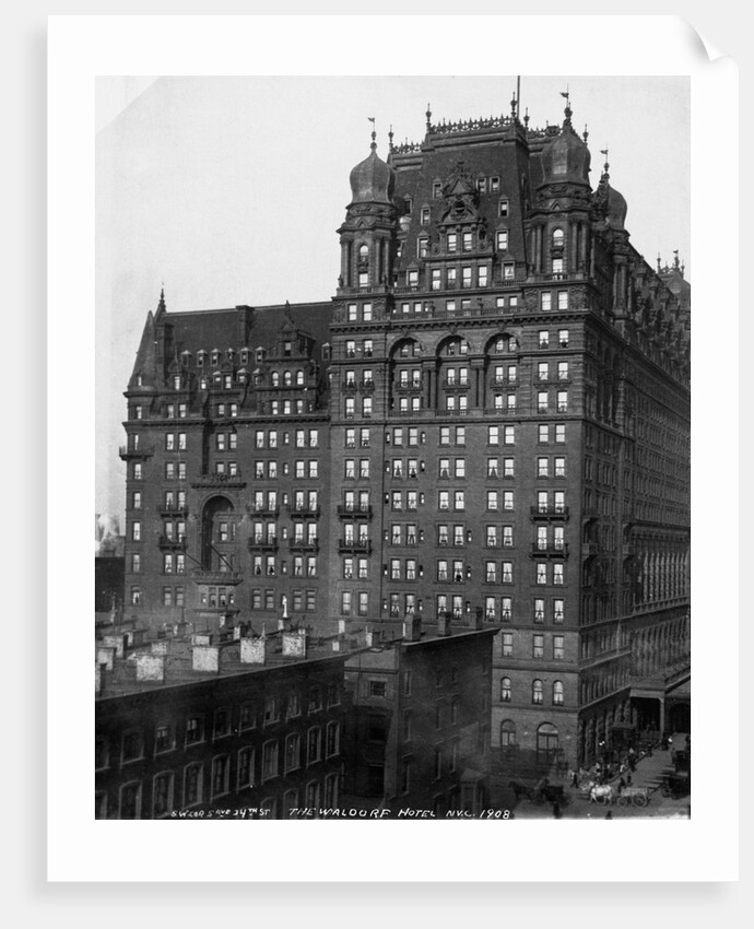 The Waldorf-Astoria Hotel by Anonymous