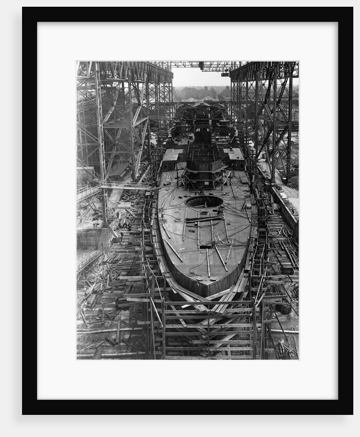 Cruiser Houston Under Construction by Anonymous