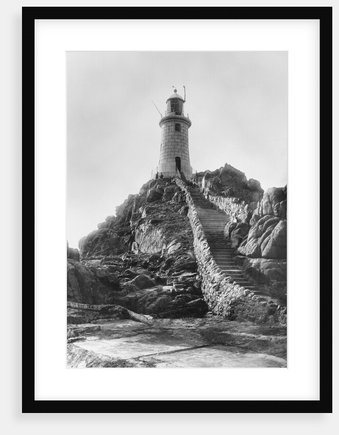 La Corbiere Lighthouse in the Jersey Channel Islands by Anonymous