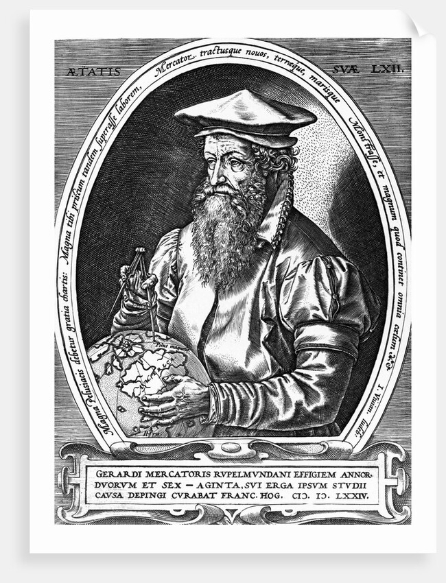 Portrait of Gerardus Mercator by Anonymous