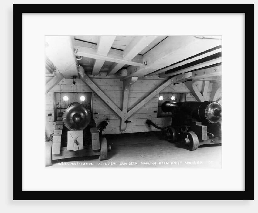 Gun Deck of USS Constitution by Anonymous