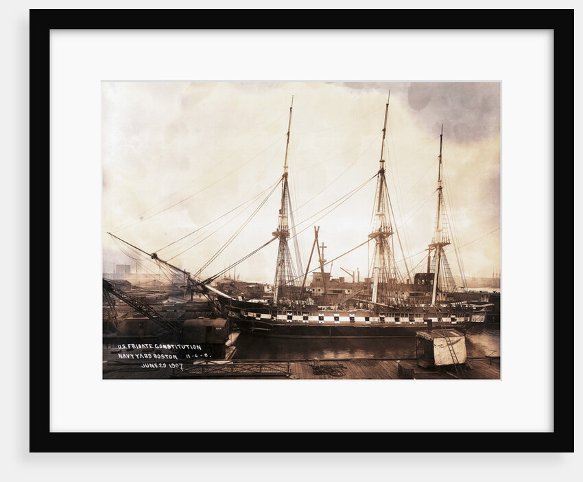 Frigate USS Constitution by Anonymous