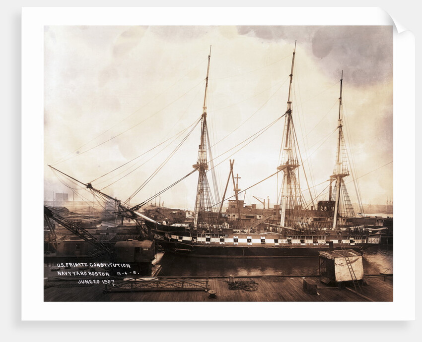 Frigate USS Constitution by Anonymous