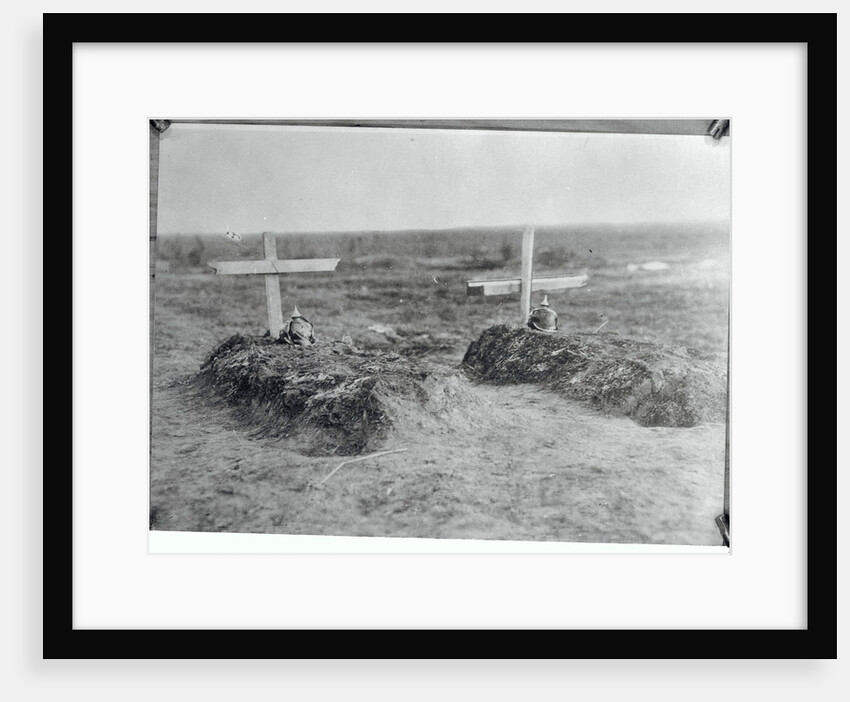 German Soldiers' Graves by Anonymous