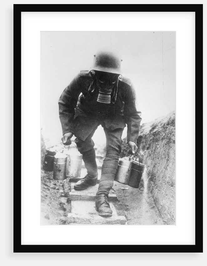 Soldier Carrying Buckets by Anonymous