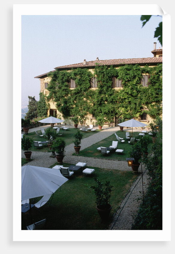 Gardens of Hotel in Tuscany by Anonymous
