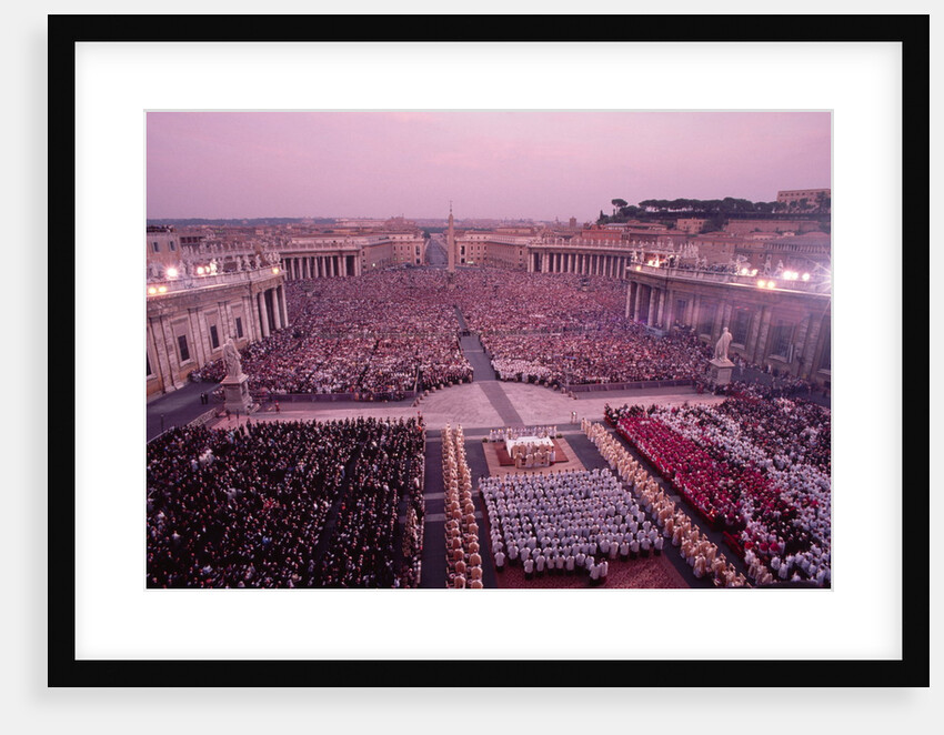 Crowds in Saint Peter's Square by Anonymous
