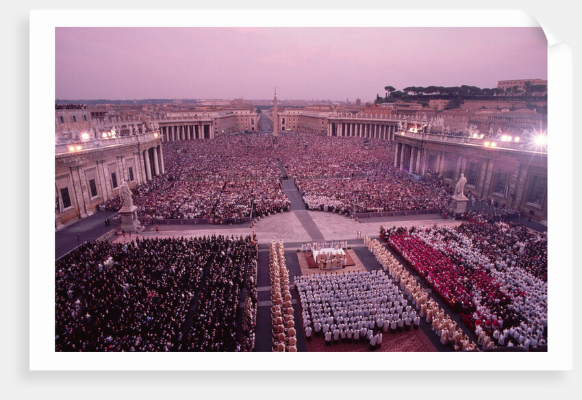 Crowds in Saint Peter's Square by Anonymous