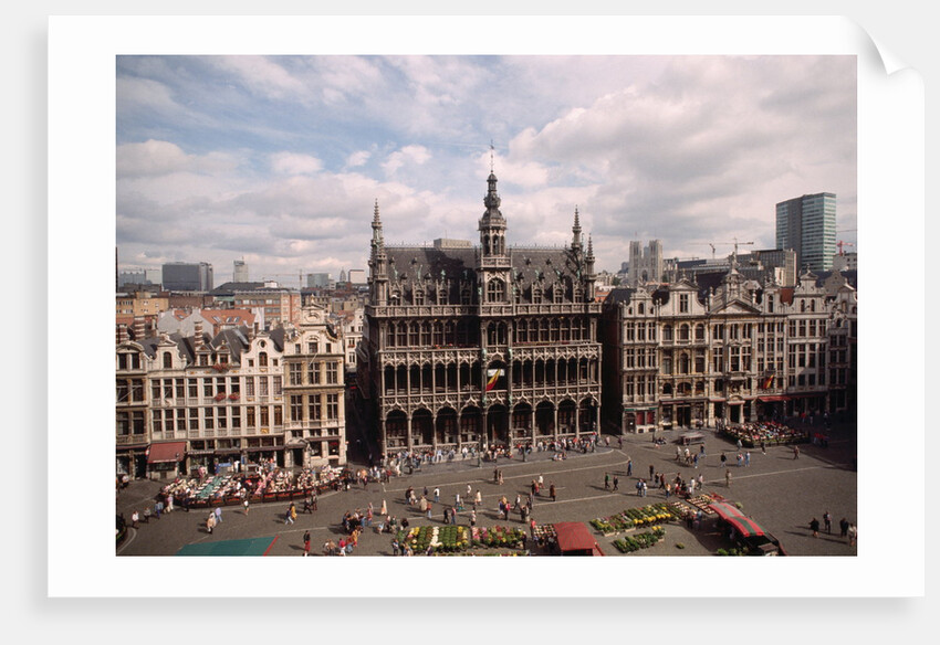 The Grand' Place in Brussels by Anonymous