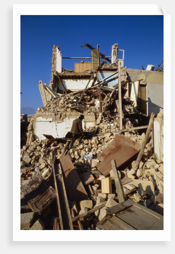 Building Destroyed by Earhquake by Anonymous
