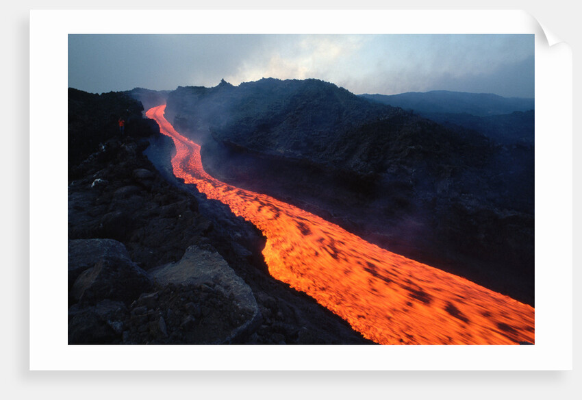 Lava Flow from Mount Etna by Anonymous