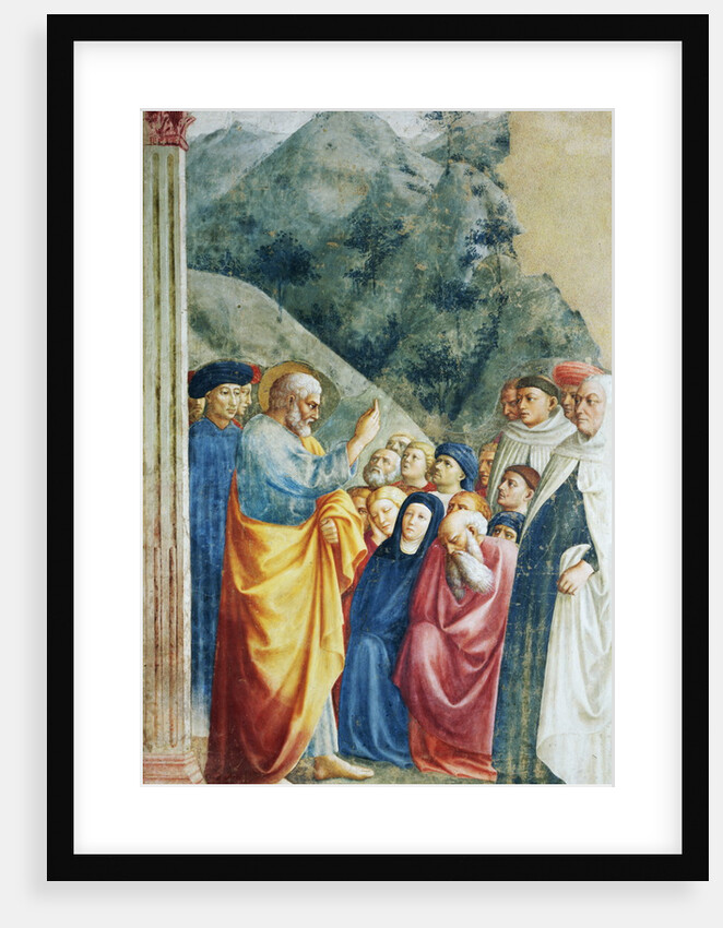 Saint Peter Preaching by Masolino da Panicale